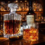 Whisky Dekanter - Set mit Flasche und Gläsern