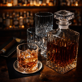 Whisky Dekanter - Set mit Flasche und Gläsern