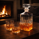 Whisky Dekanter - Set mit Flasche und Gläsern