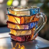 Csillag - Handgefertigte 3D Buchform Tasse