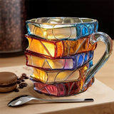Csillag - Handgefertigte 3D Buchform Tasse