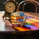 Csillag - Handgefertigte 3D Buchform Tasse