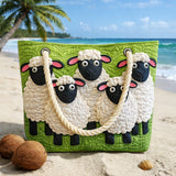 Handgefertigte Strandtasche | Schafshimmel