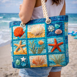 Handgefertigte Strandtasche | Küstenschalen