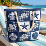 Handgefertigte Strandtasche | Muschelruhe