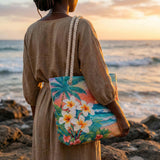 Handgefertigte Strandtasche | Tropischer Geist