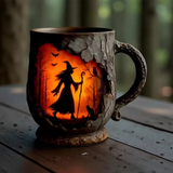 3D-Becher – Hexe und Katze