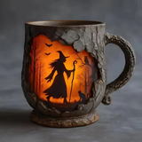 3D-Becher – Hexe und Katze