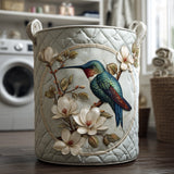 Magnolie – Wäschekorb mit Kolibri