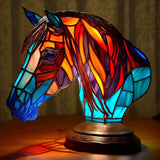 Fényecske - Lampe mit Glasmalereien