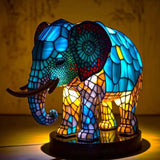 Zucker - Lampe aus Buntglas
