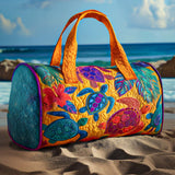 Gepolsterte Duffle-Tasche Turtle Fiesta