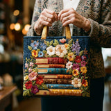 Handgefertigte Tasche | Florale Bibliothek