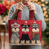 Handgefertigte Tasche | Drei Welpen